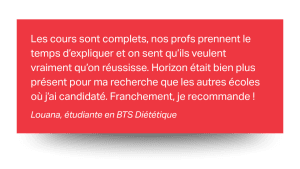 Avis étudiant 1