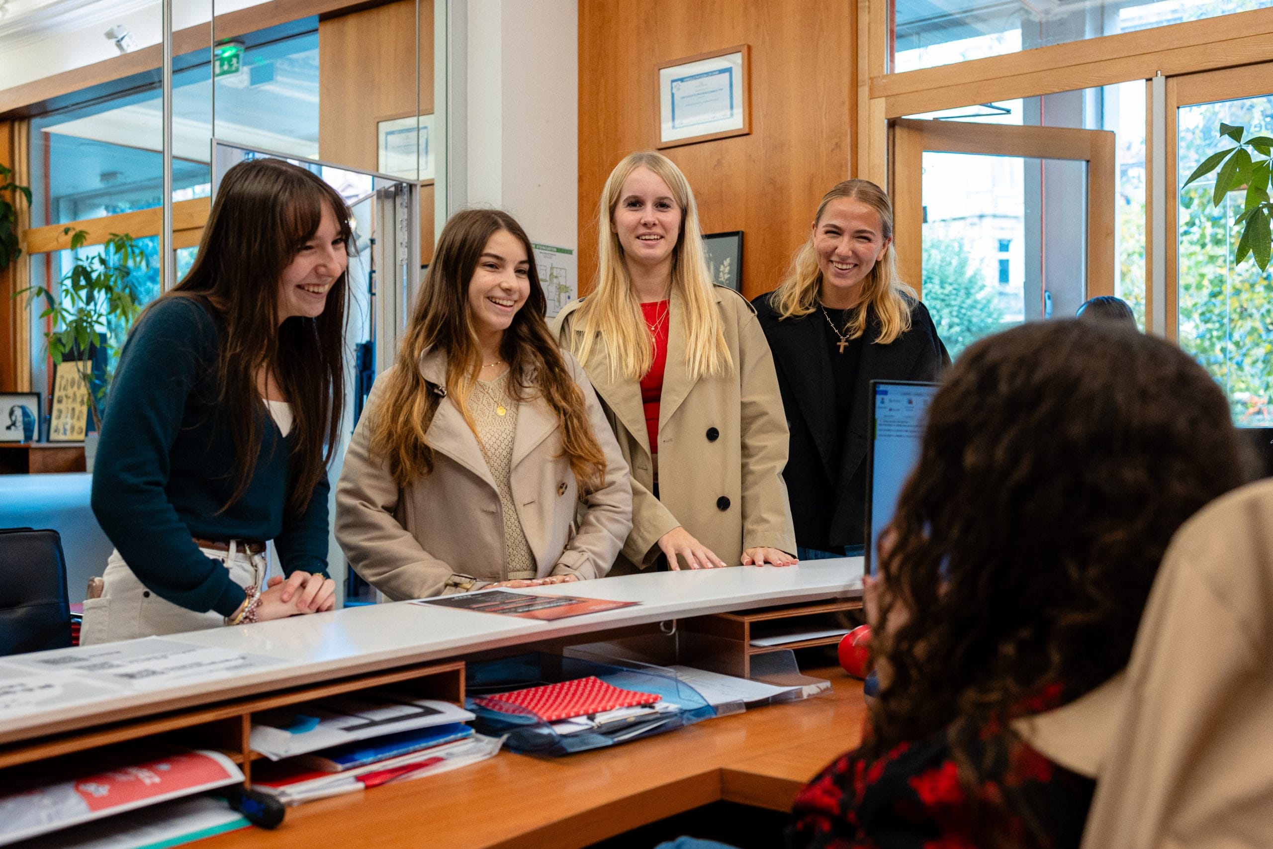 Étudiantes de l'école