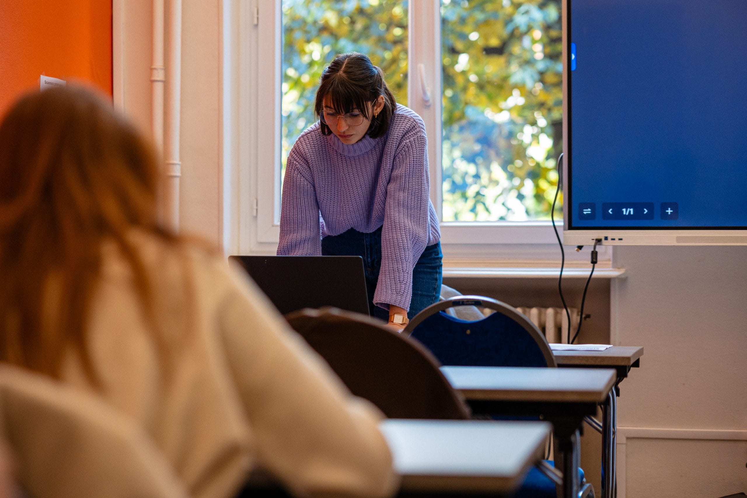 formatrice en cours sur le campus horizon Strasbourg