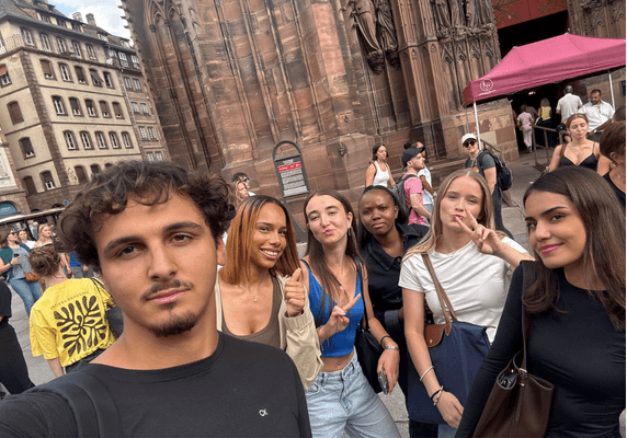 Étudiants lors de la journée d'intégration des BTS 1ère année